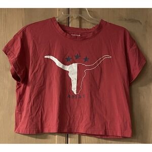 Ariat Women's LG Short Sleeve Graphic Boxy Crop T-Shirt Salamon